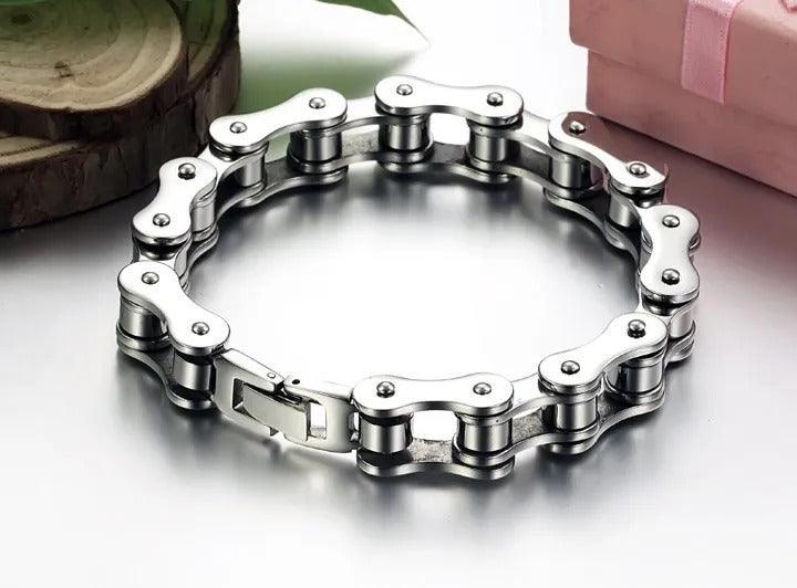 Rock And Roll 12MM Stainless Steel Bracelet - Buylaand