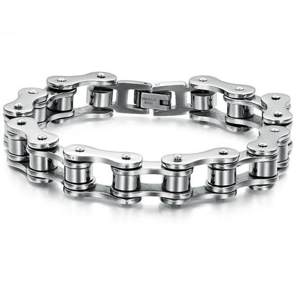 Rock And Roll 12MM Stainless Steel Bracelet - Buylaand