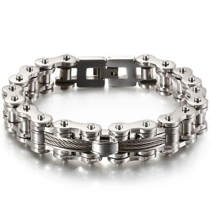 Men's 13MM Motorcycle Chain Bracelet - Buylaand