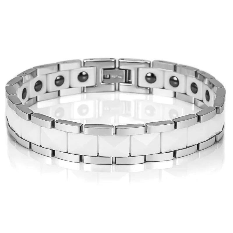 Magnetic Stone Therapy Bracelet for Men - Relief - Buylaand