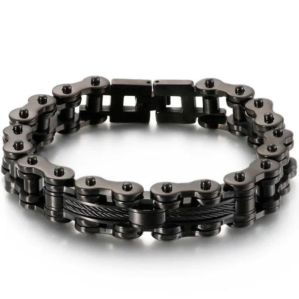 Men's 13MM Motorcycle Chain Bracelet - Buylaand