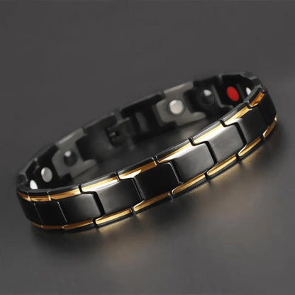 Magnetic Hologram Stainless Steel Bracelet for Men - Buylaand