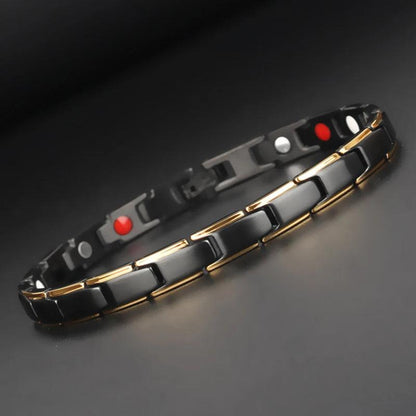 Magnetic Hologram Stainless Steel Bracelet for Men - Buylaand