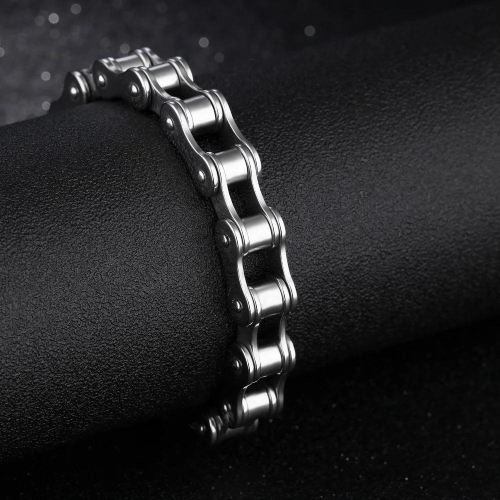 Rock And Roll 12MM Stainless Steel Bracelet - Buylaand