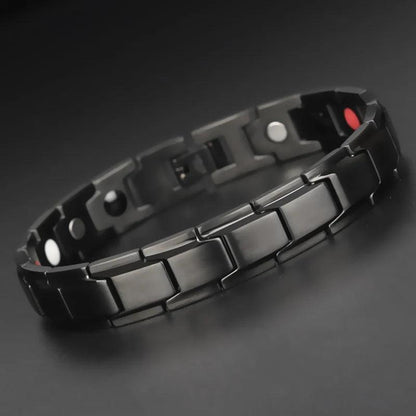 Magnetic Hologram Stainless Steel Bracelet for Men - Buylaand