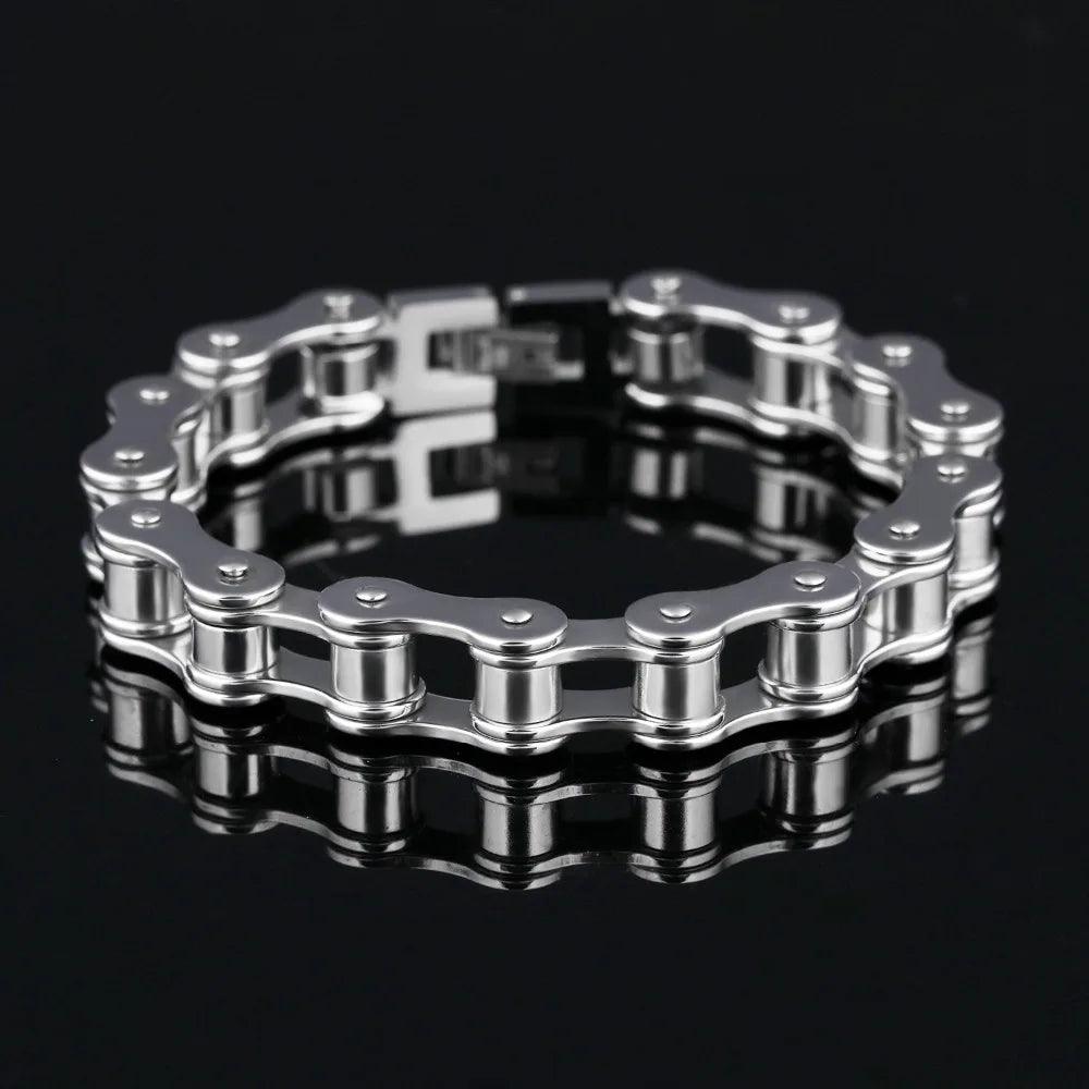 Rock And Roll 12MM Stainless Steel Bracelet - Buylaand