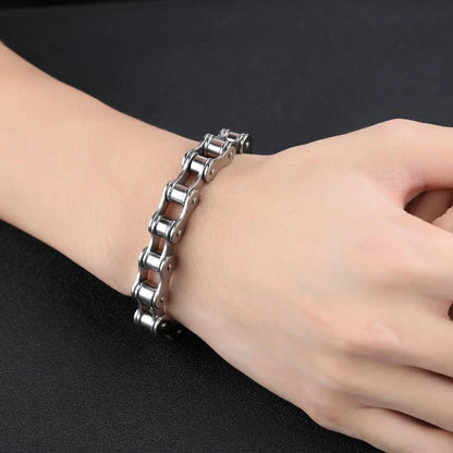 Rock And Roll 12MM Stainless Steel Bracelet - Buylaand