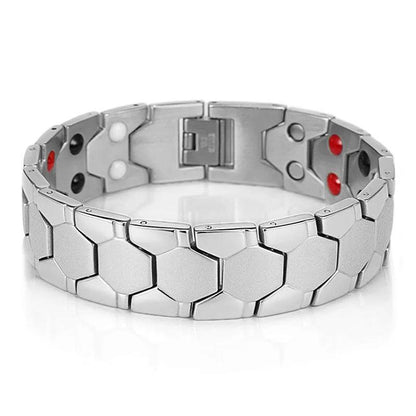 16mm Stainless Steel Magnetic Therapy Bracelet - Buylaand