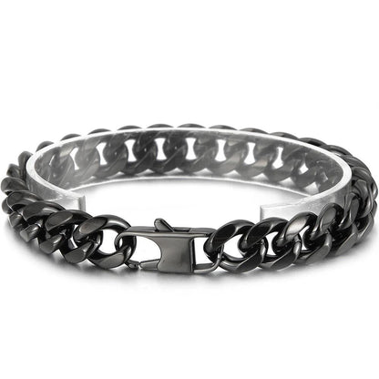 Stainless Steel Curb Link Chain Bracelet - Buylaand