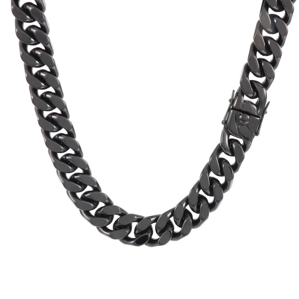 Stainless Steel Curb Chain & Bracelet for Men - Buylaand