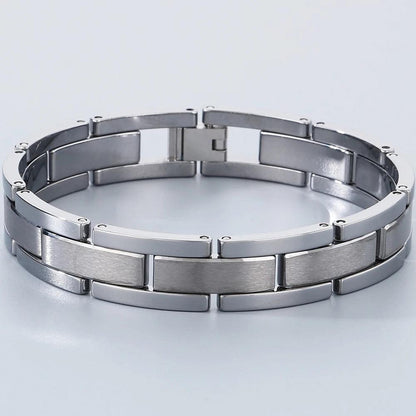 Men's Magnetic Therapy Tungsten Steel Bracelet - Buylaand