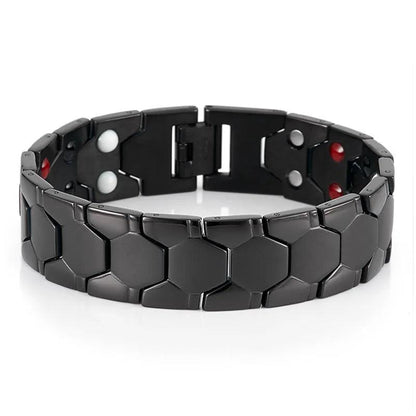 16mm Stainless Steel Magnetic Therapy Bracelet - Buylaand