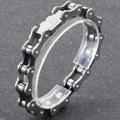 Men's Punk Rock 316L Stainless Steel Bracelet - Buylaand