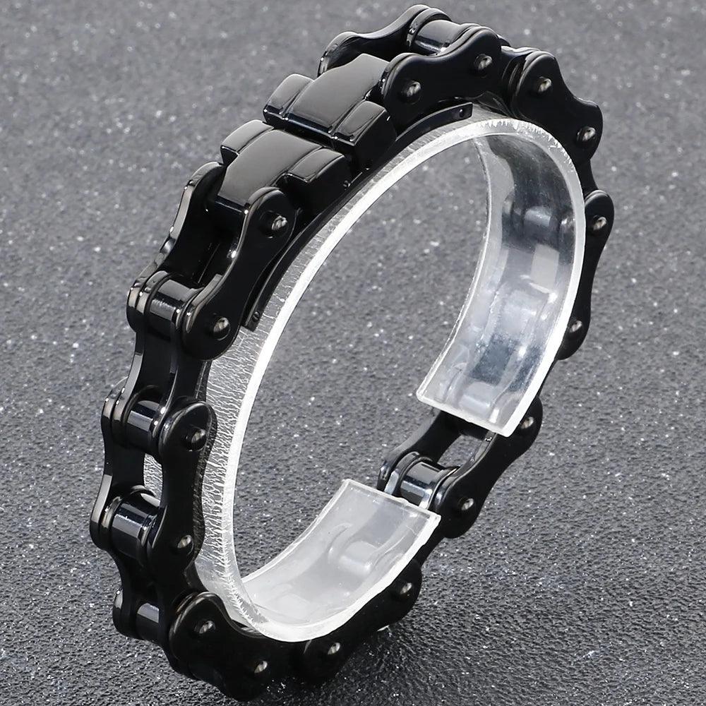 Men's Punk Rock 316L Stainless Steel Bracelet - Buylaand