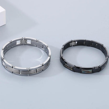 Men's Magnetic Therapy Tungsten Steel Bracelet - Buylaand